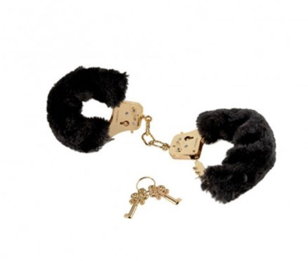 MANETTE FETISH FANTASY GOLD DELUXE FURRY CUFFS