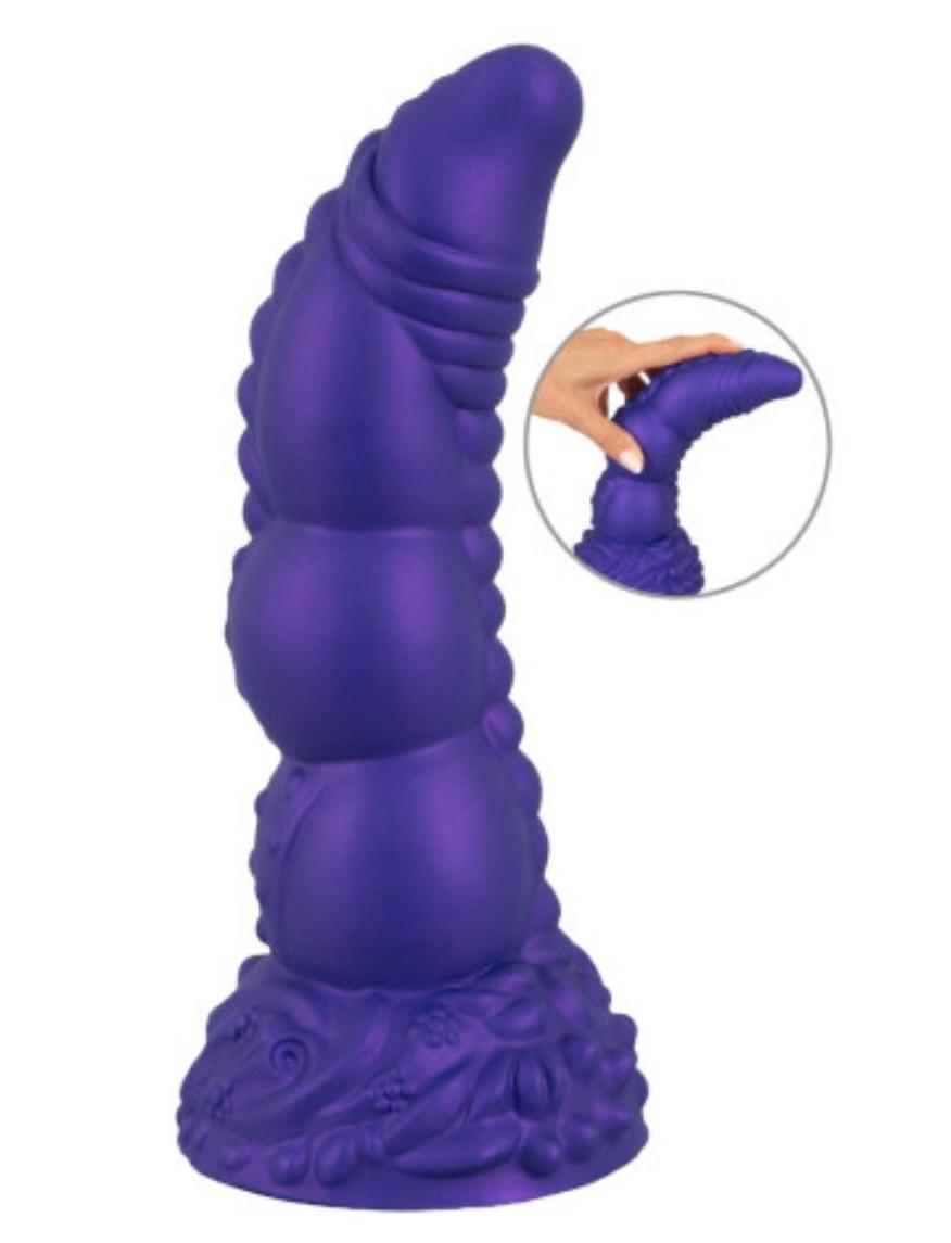 DILDO MONSTER DEMONE IN SILICONE CON VENTOSA DEMON OF DESIRE