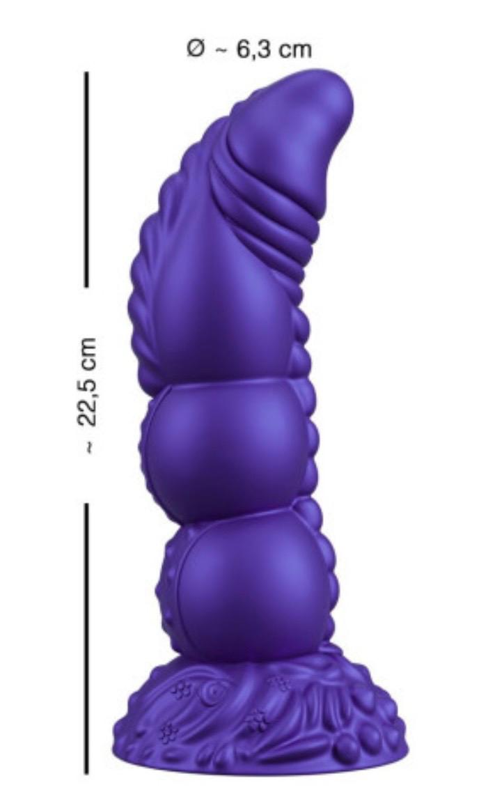 DILDO MONSTER DEMONE IN SILICONE CON VENTOSA DEMON OF DESIRE