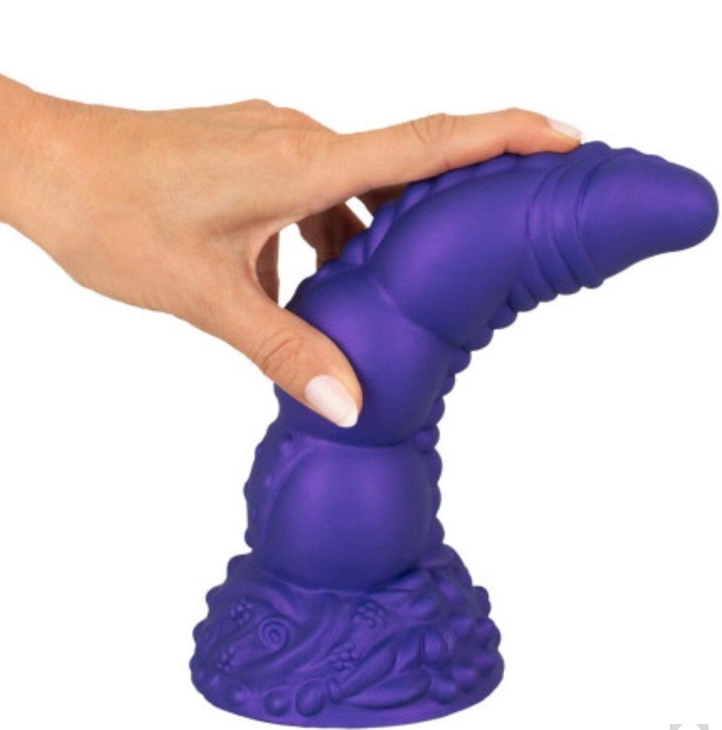 DILDO MONSTER DEMONE IN SILICONE CON VENTOSA DEMON OF DESIRE