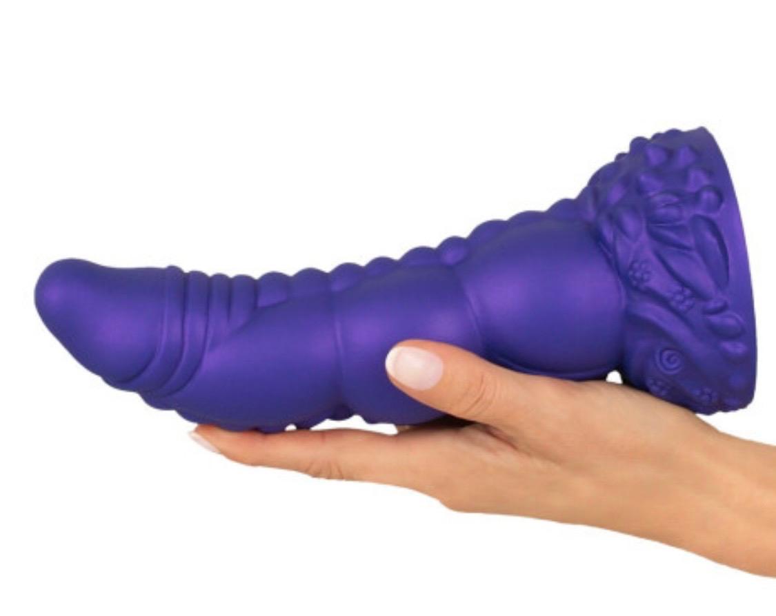 DILDO MONSTER DEMONE IN SILICONE CON VENTOSA DEMON OF DESIRE