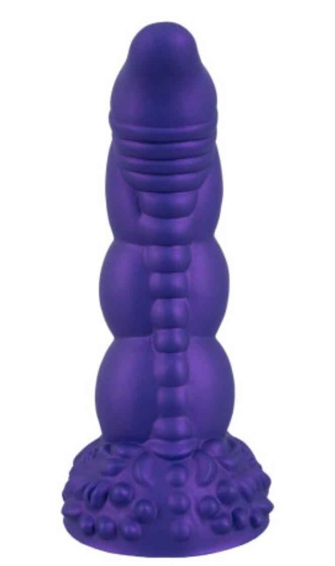 DILDO MONSTER DEMONE IN SILICONE CON VENTOSA DEMON OF DESIRE