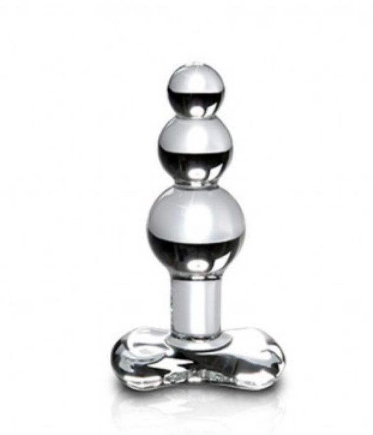 FALLO ANALE IN VETRO PLUG GLASS ICICLES NO 47