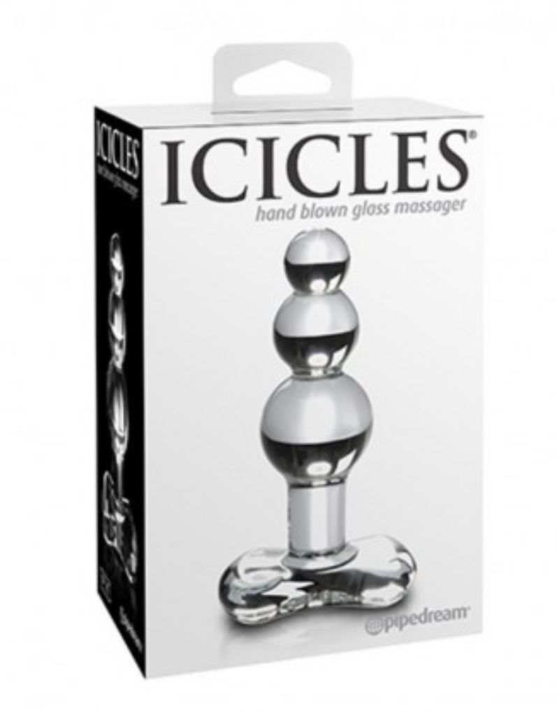 FALLO ANALE IN VETRO PLUG GLASS ICICLES NO 47