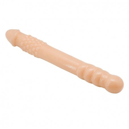 FALLO DOPPIO DILDO VAGINALE ANALE REALISTICO SEX TOY PER UOMO E DONNA COLOR CARNE
